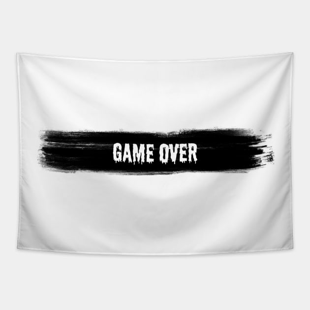 Game over tags Tapestry by The Wonder View