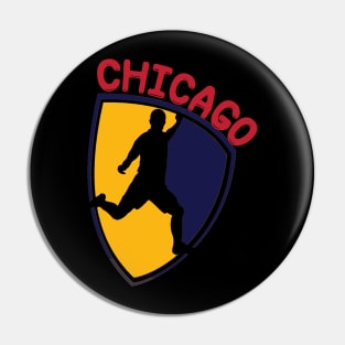 Chicago Soccer Pin