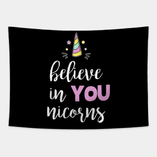 Believe in Unicorns Tapestry