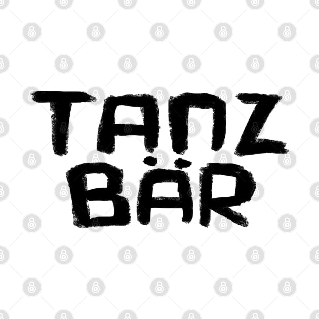 Tanzbär, German Word, Dance Bear by badlydrawnbabe