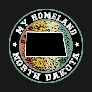 Homeland North Dakota state USA vintage T-Shirt