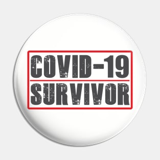 Corona Covid-19 Survivor Pin