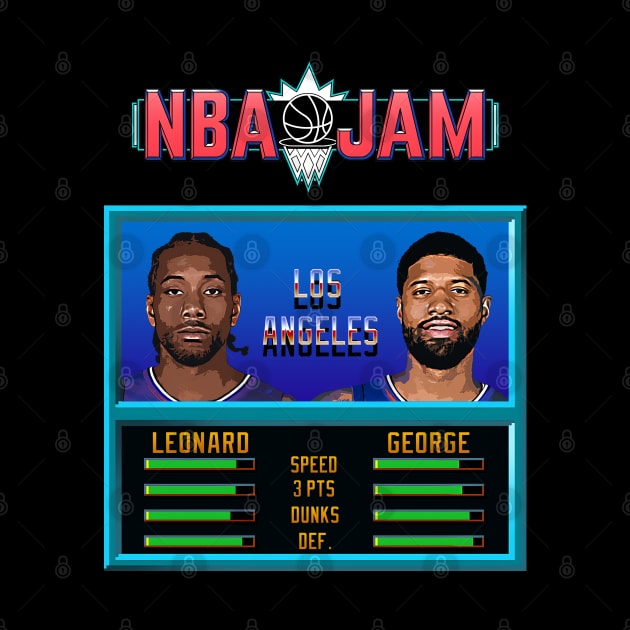 NBA JAM - Clippers by Buff Geeks Art