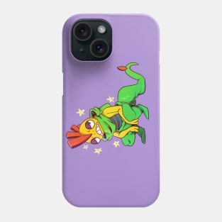 Shiny lizard punk Phone Case