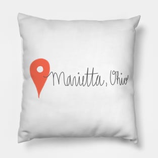 Marietta Location Pin Pillow