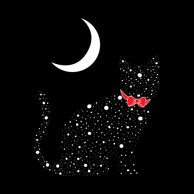 Cat under the moonlight by Emotions Capsule