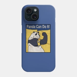 Panda Can Do It Phone Case