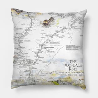 The Rochdale Ring Map Pillow