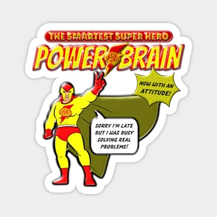 Power Brain - The Smartest Super Hero Magnet