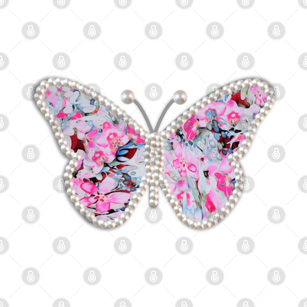 Butterfly and Flowers by KC Morcom aka KCM Gems n Bling aka KCM Inspirations