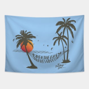 Breathe Easy Travel Freely Tapestry