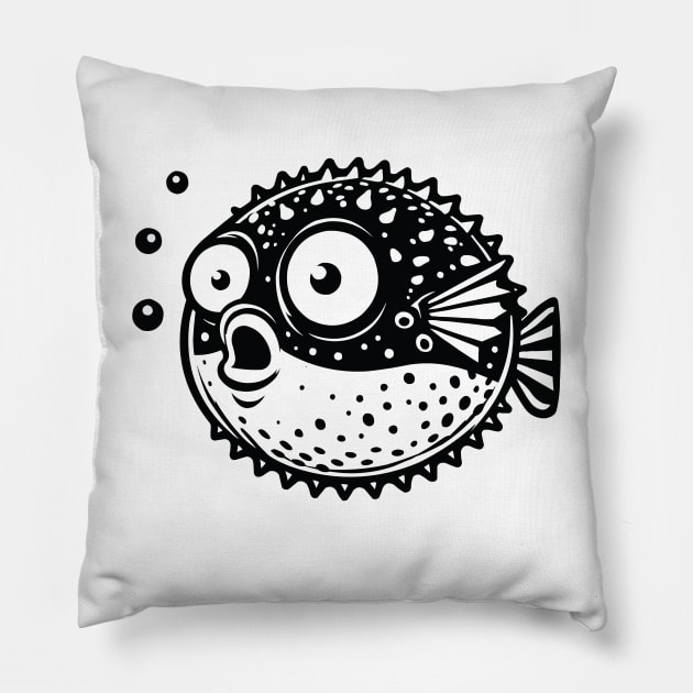 Pufferfish Pillow by Long Legs Design
