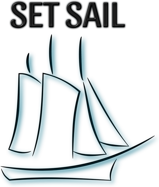 Set Sail Kids T-Shirt by Explore_Rama