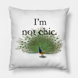 I'm not chic modern design Pillow