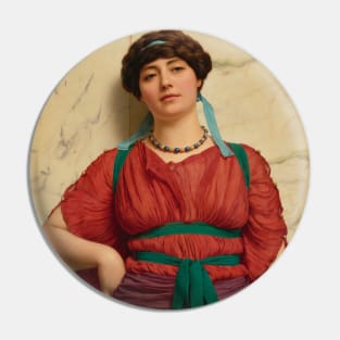 Eurypyle by John William Godward Pin