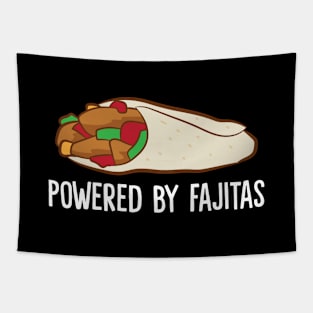 Powered By Fajitas Funny Fajita Tapestry