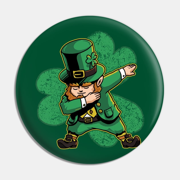 Dabechaun Leprechaun Dabbing St Patricks Day Green Shirt II Pin by vo_maria