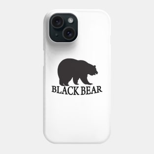 Black Bear Phone Case