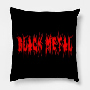 BLACK METAL Pillow