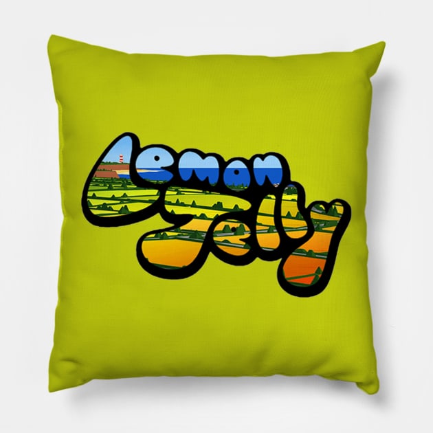 LEMON JELLY Pillow by The Jung Ones