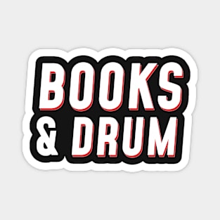 Books And Drum Magnet