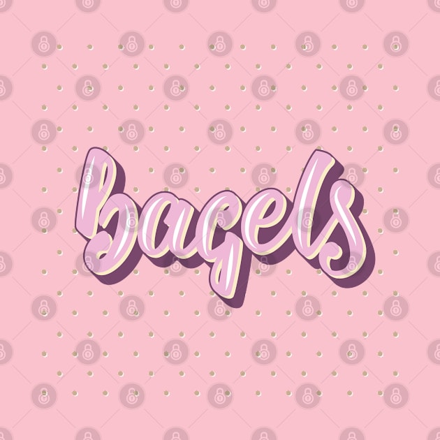 Women's t-shirt  bagels by MrArts