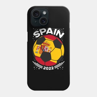 Spain Flag Soccer Football Team Phone Case