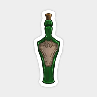 Green Bottle Magnet