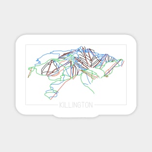 Killington Trail Rating Map Magnet