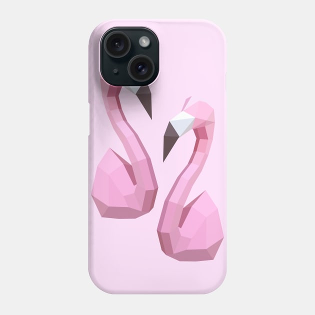 Flamingos Vapor Wave Phone Case by ArtMoore98