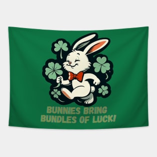 Bunnies bring bundles of luck! Tapestry