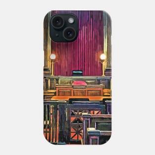 Lawyers - Courtroom Phone Case