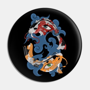 Yin yang - Spirit Koi Fish Pin