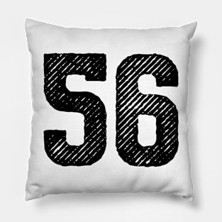 Fifty Six 56 Pillow