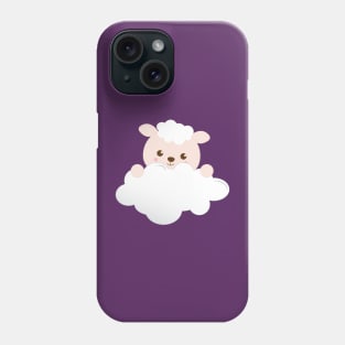 Cute Lamb on a Cloud Phone Case