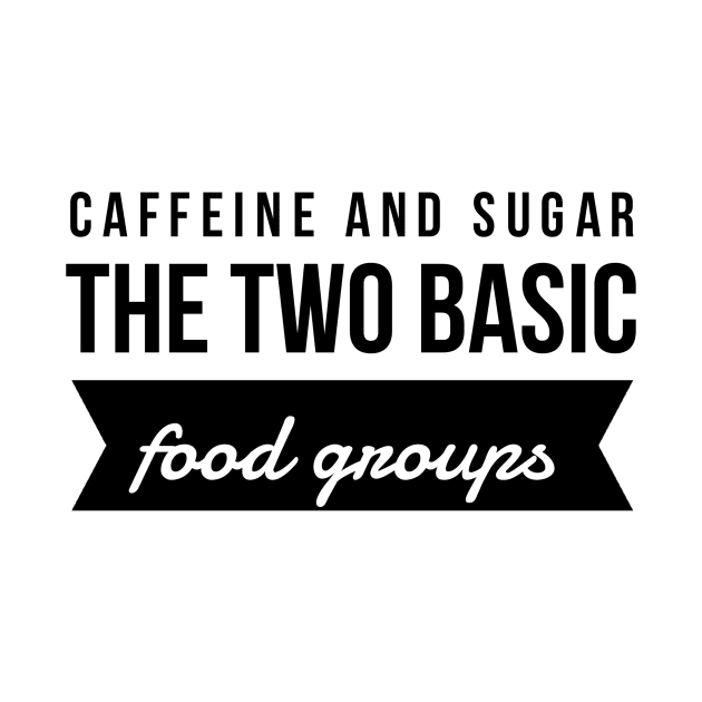 Caffeine and sugar the two basic food groups by GMAT