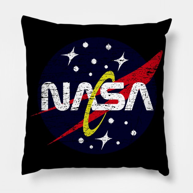 NASA Alternative Logo Pillow by Mandra