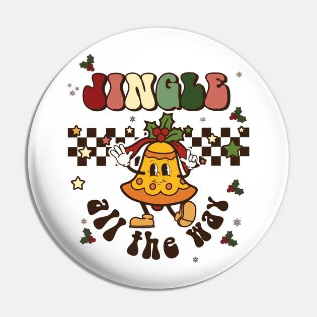 Jingle All The Way Pin by MZeeDesigns