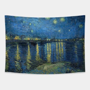 Vincent Van Gogh- Starry Night Over the Rhone Tapestry