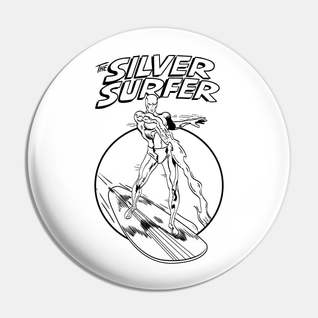 silver surfer Pin by redwane