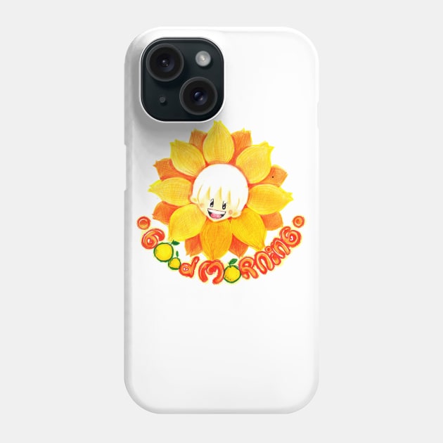 good morning sun flowers boys Phone Case by adystuta