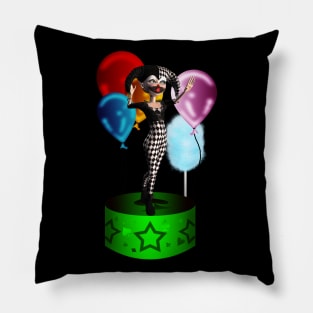 Cute little harlequin Pillow