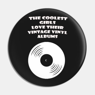 THE COOLEST GIRLS LOVE THEIR VINTAGE VINYL ALBUMS Pin