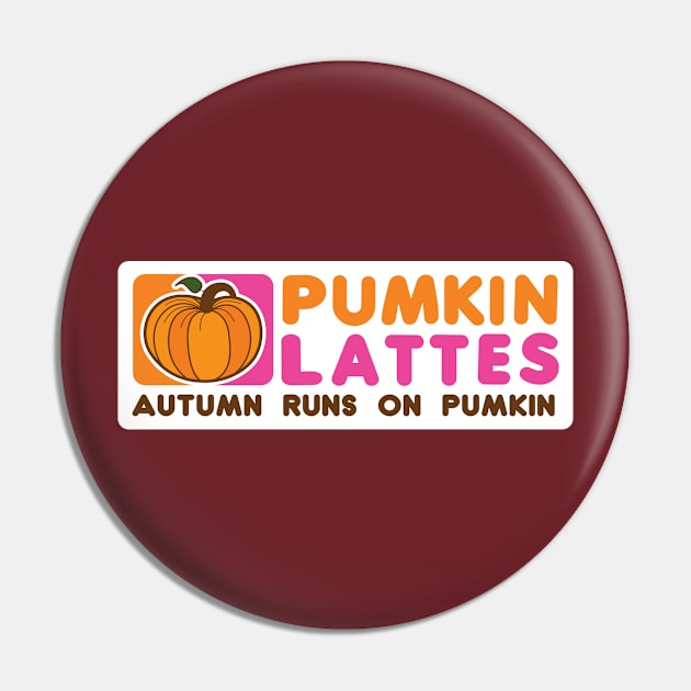 Pumpkin Lattes Pin by HIDENbehindAroc