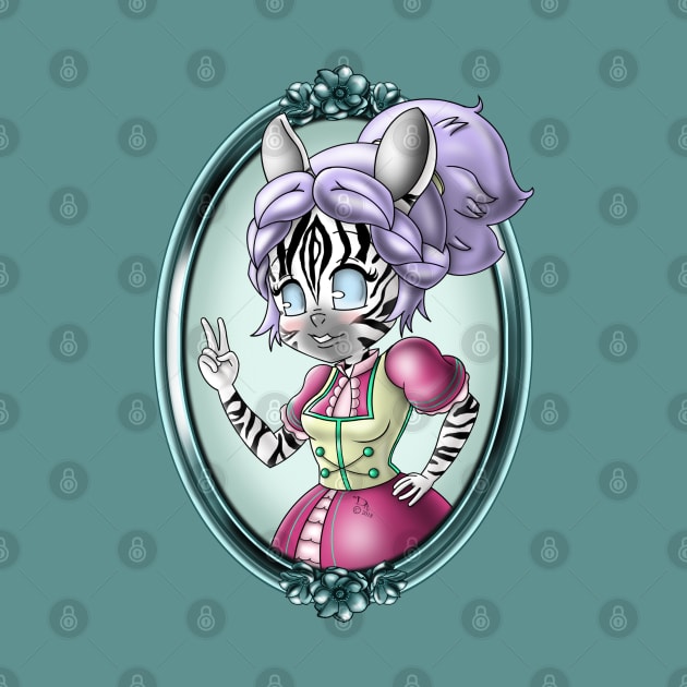 Zebra Girl by treasured-gift