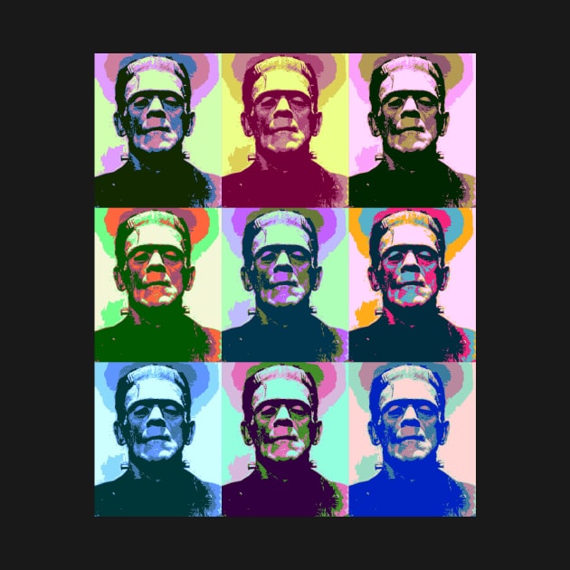 Frankenstein Pop Art by icarusismartdesigns