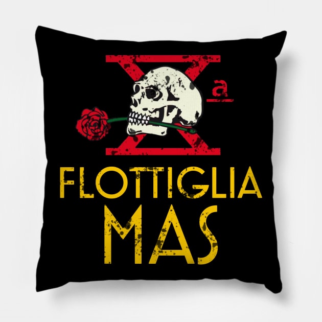 Decima Flottiglia X MAS Pillow by bumblethebee