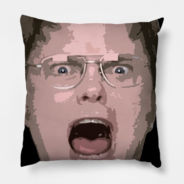 Dwight Schrute Pillow by raidrival