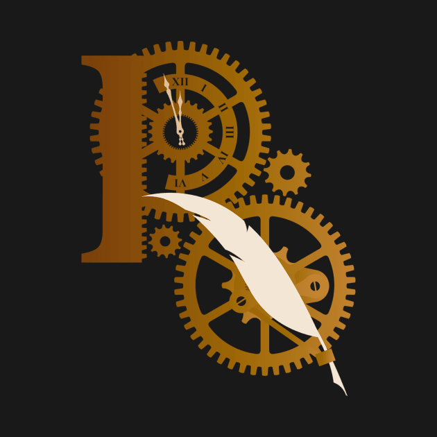 Rusty Quill Logo #2 (Dark Prints) by Rusty Quill