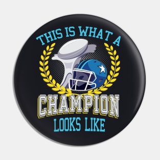 This is what an American Football Champion looks like Pin